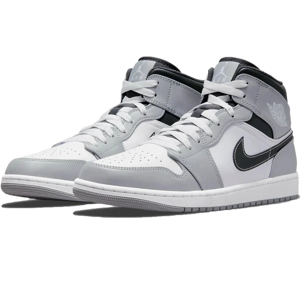 Anthracite Jordan Air 1 Light Smoke Grey Mid 0606
